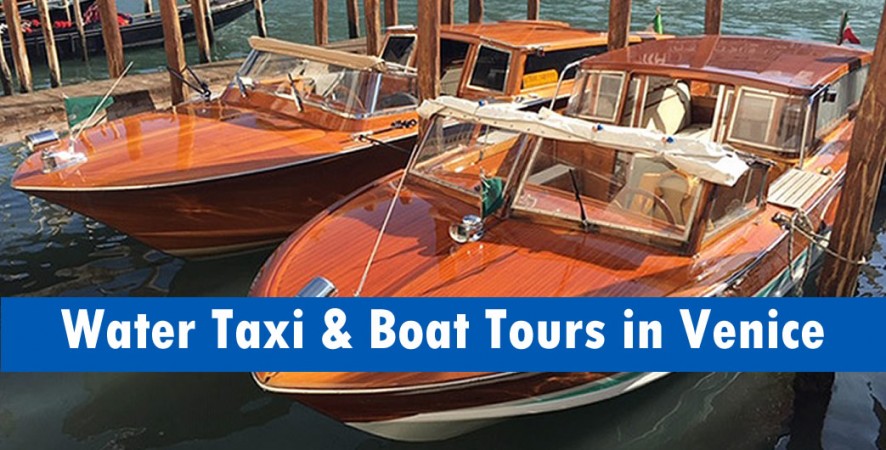 Boat taxi from airport in Venice convenient water taxi in Venice