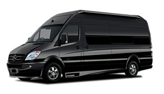 Bus with driver