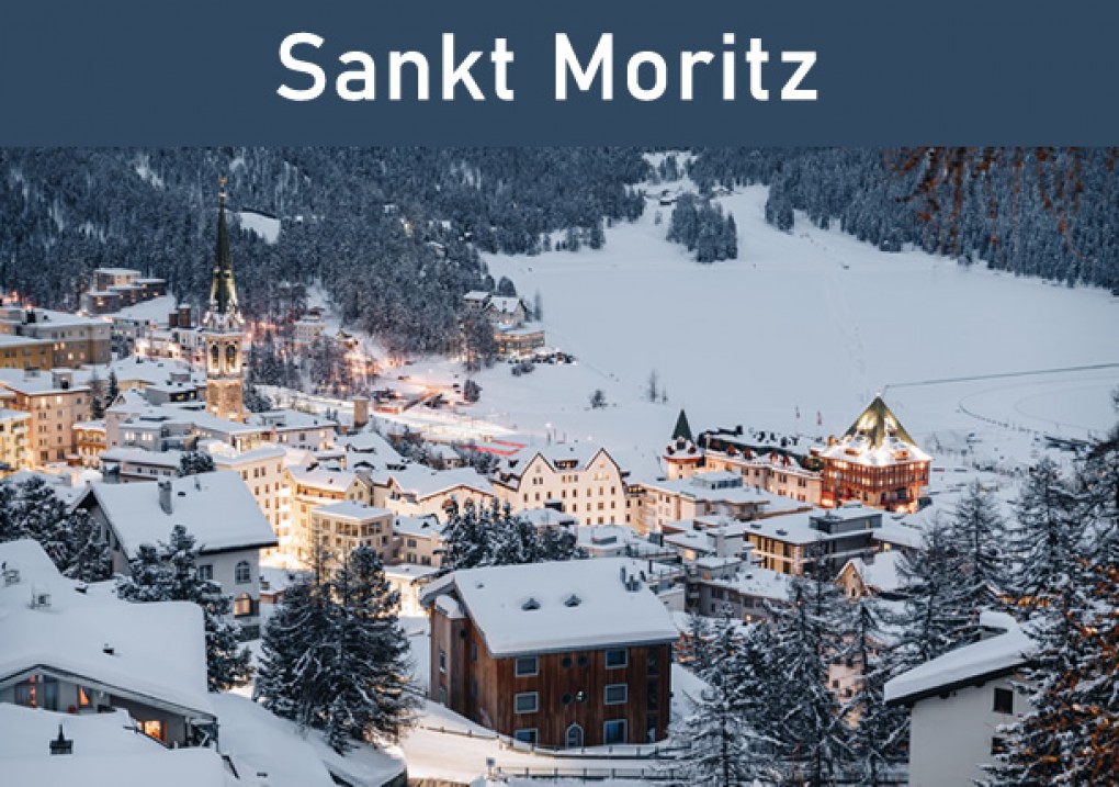 St Moritz Airport naar de stad