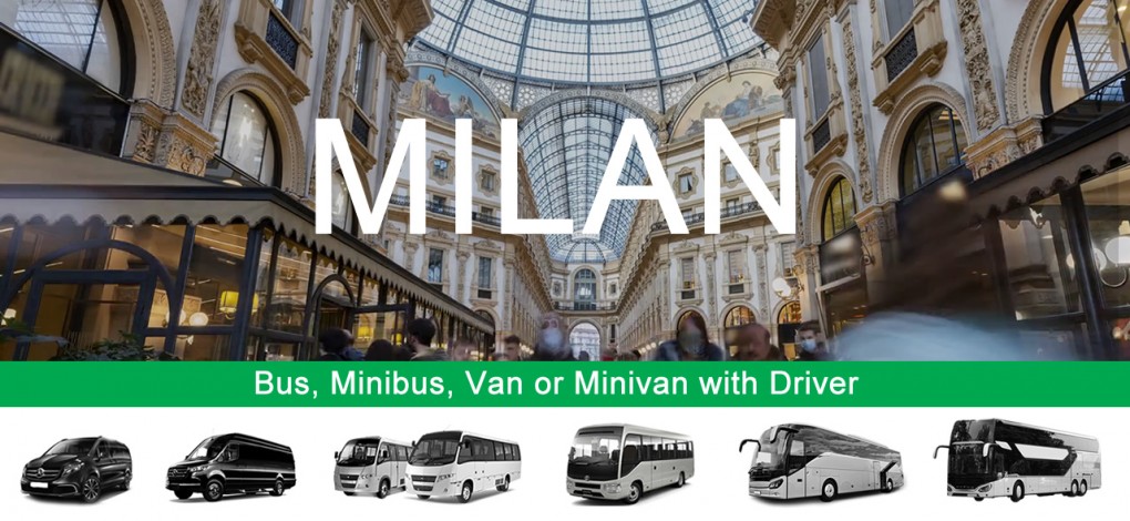 Milan bus rental with driver - Online booking
