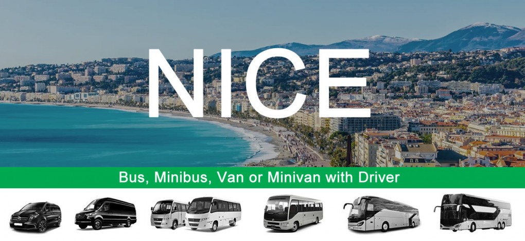 Nice bus rental with driver - Online booking