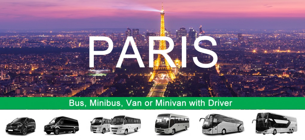 Paris bus rental with driver - Online booking