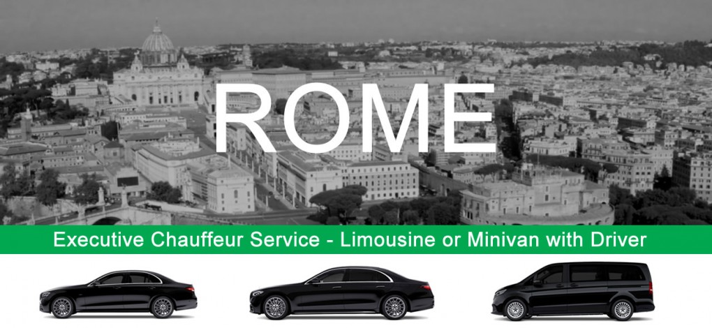 Rome Chauffeur service - Limousine with driver