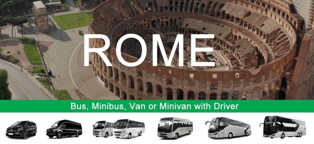 Rome bus rental with driver - Online booking