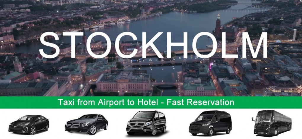 Taksometrs no Stokholmas lidostas uz viesnīcu pilsētas centrā